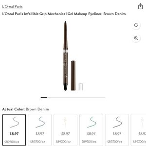 L'Oreal Paris Infallible Grip Mechanical Gel Makeup Eyeliner